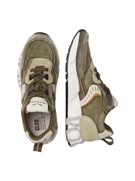 Sneakersy Voile Blanche skórzane zielone