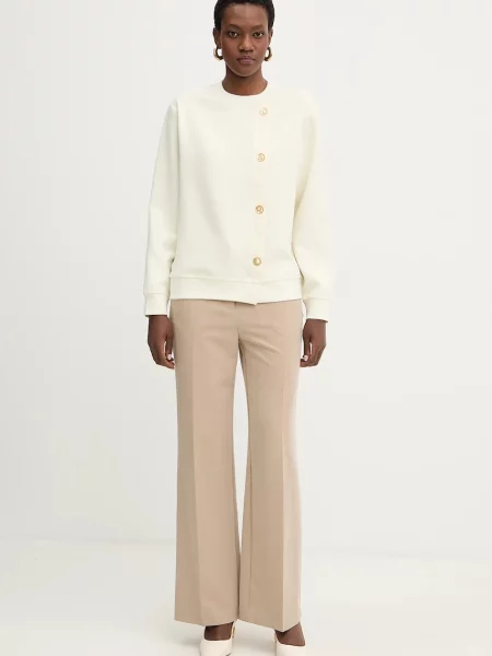 Karl Lagerfeld bluza KARL DAILY gładka beżowy