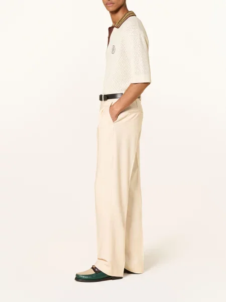 Drôle De Monsieur Kalhoty Golfeur Regular Fit krémová
