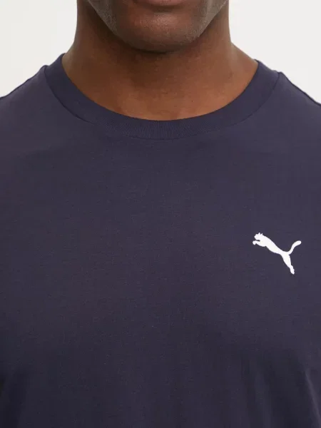 Футболка Puma Essential Logo однотонна синій