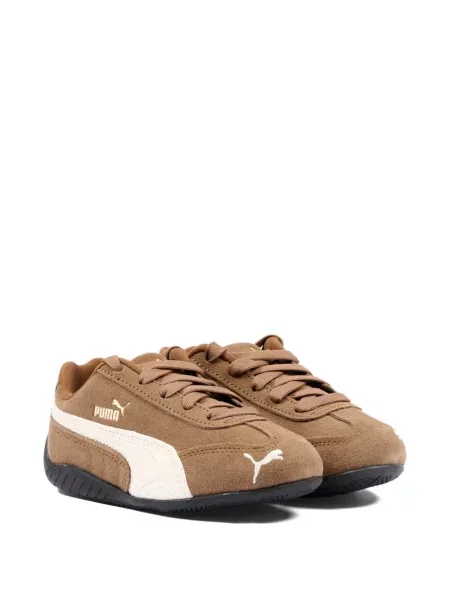 Sneakersy dziecięce Puma brązowe