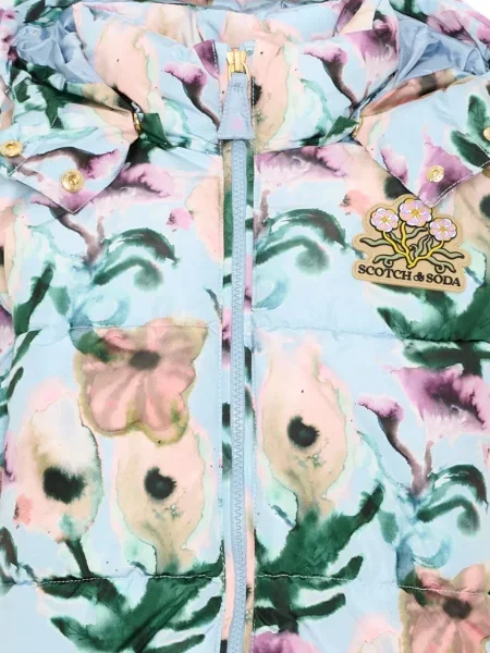 Kurtka dziecięca Scotch & Soda niebieska