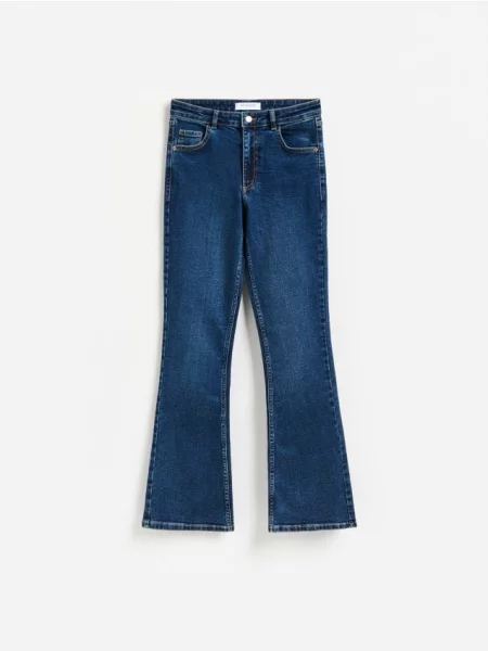 Reserved Blugi flare bleumarin