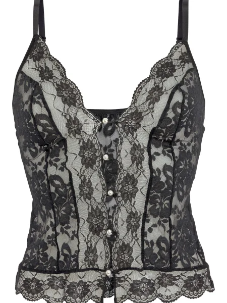 Palton Petite Fleur Gold negru