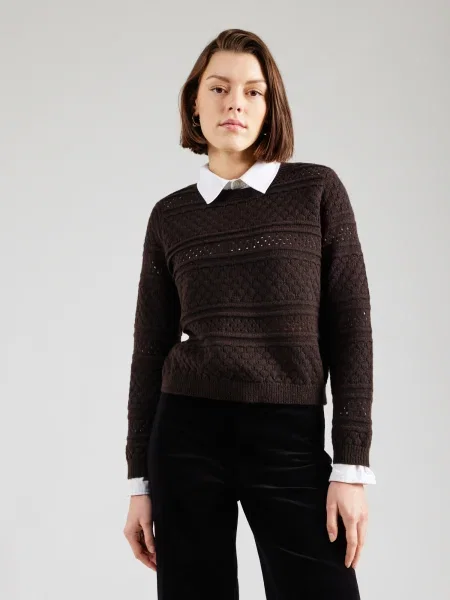 VERO MODA Pulover VMLEO ciocolatiu