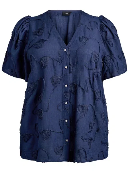 Zizzi Bluză tradițională Oktoberfest MTALIA bleumarin