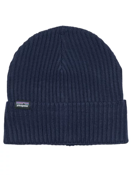 Zimní čepice Patagonia Fishermans Rolled Beanie navy blue námořnictvo