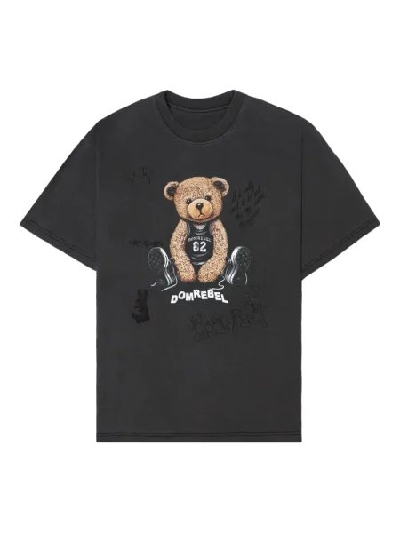 Tricou Domrebel cu imagine negru