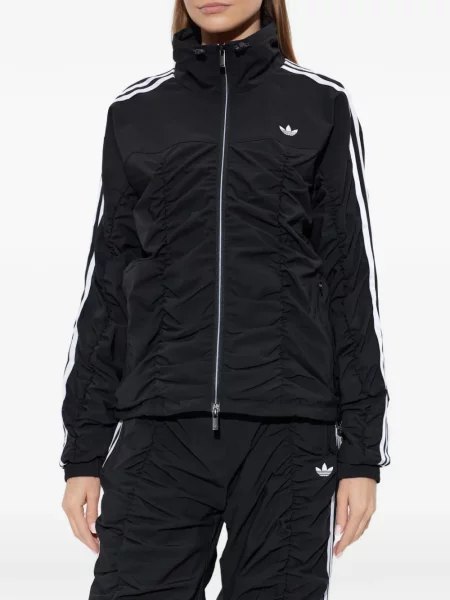 Geacă Adidas cu volane alergare negru