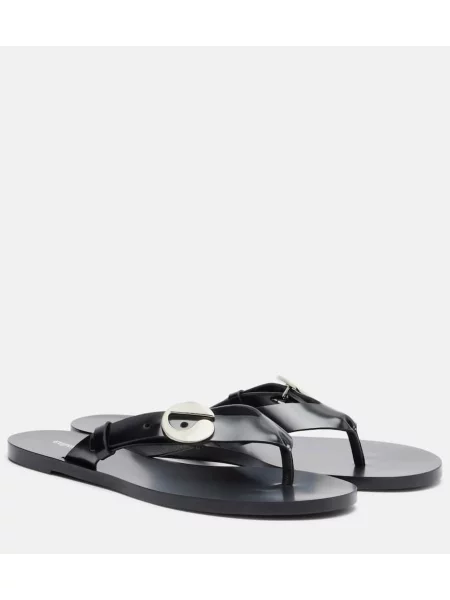 Chiloți tanga Coperni din piele negru