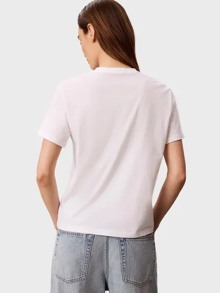 Класична футболка Calvin Klein Jeans біла