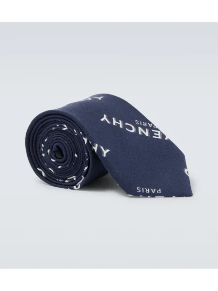 Svilena kravata Givenchy plava