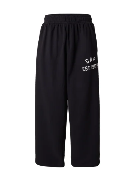 GAP Hlače črna bela