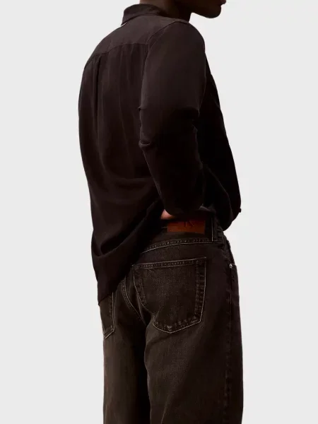 Прямые джинсы Calvin Klein Jeans черные