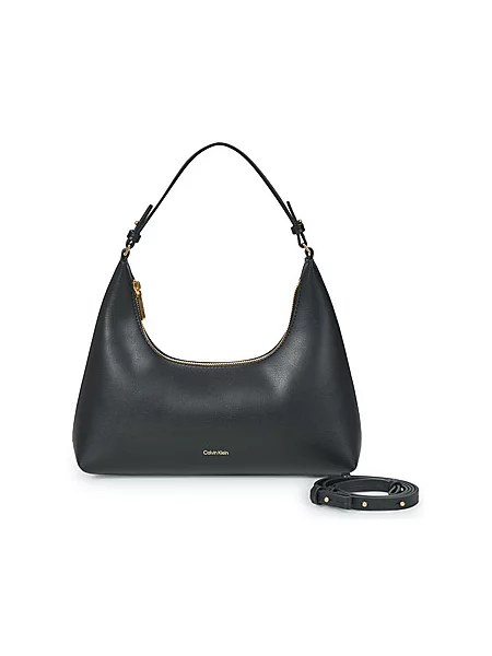 Ročna torba Calvin Klein Foil Logo Conv Shou?Lder Bag črna