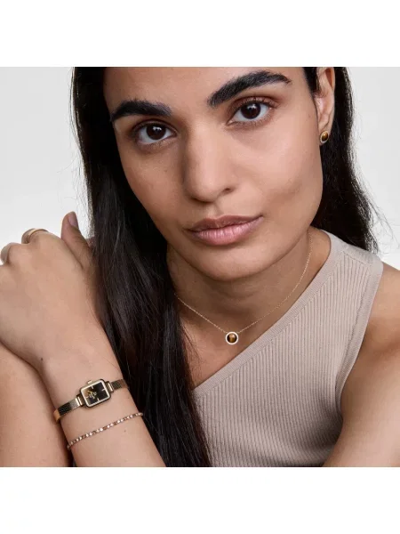 Naszyjnik Daniel Wellington w tygrysie prążki żółty