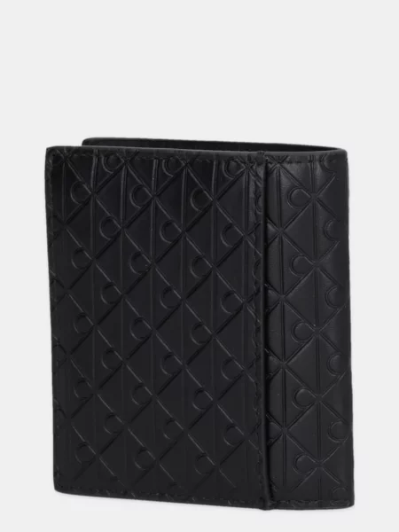 Calvin Klein portfel skórzany czarny
