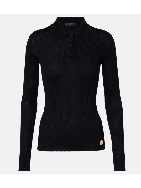 Pulover Dolce&gabbana din cașmir negru