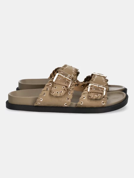 Шльопанці Answear Lab бежевий