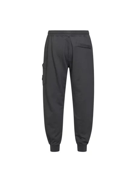 Joggery Stone Island z kamieniami szare