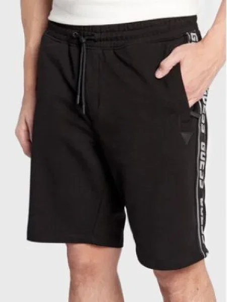Guess Športové kraťasy Čierna