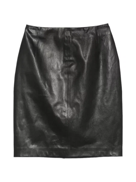 Fusta mini Nour Hammour stretch negru