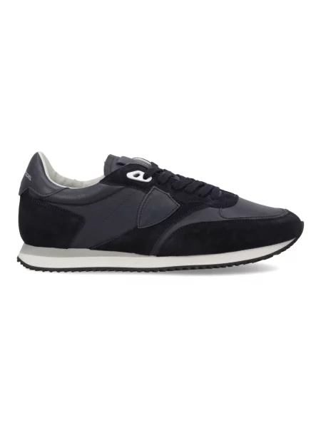 Buty do biegania Philippe Model skórzane do biegania niebieskie