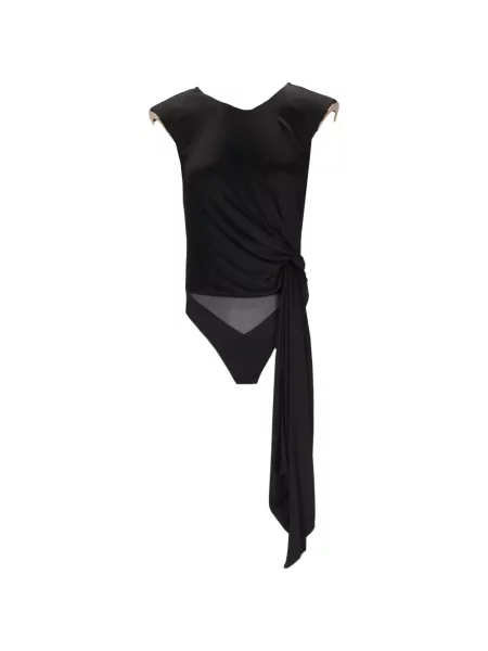 Body Elisabetta Franchi drapat negru