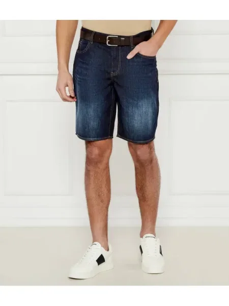 Pantaloni Eax albastru