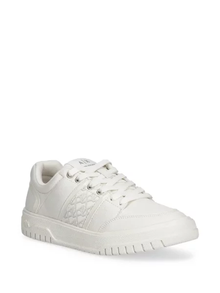 Fűzős csipkés sneaker Armani Exchange fehér