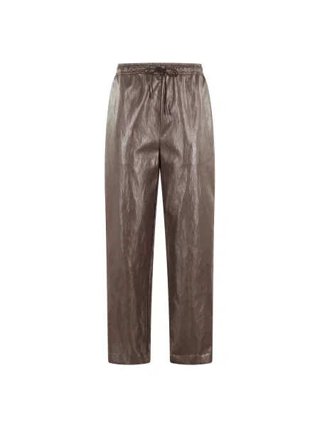 Spodnie Solotre brązowe