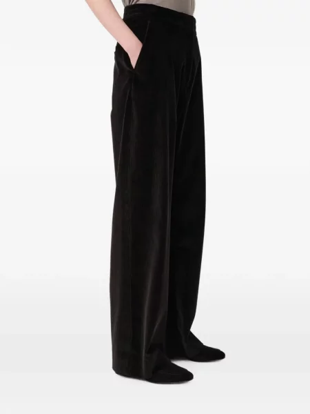 Pantaloni Studio Nicholson de catifea cord maro
