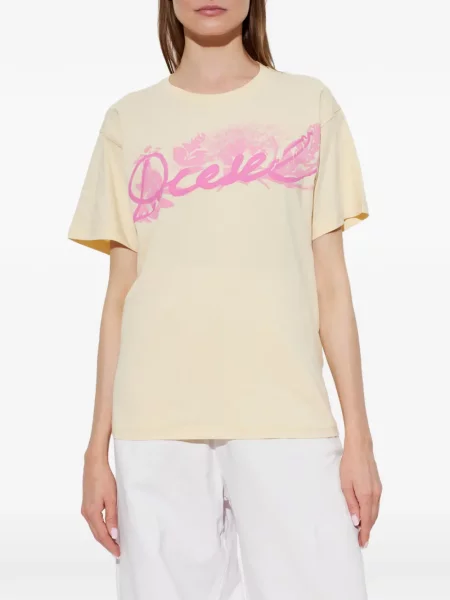 Tricou Diesel cu imagine galben