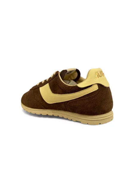 Sneakersy Autry brązowe