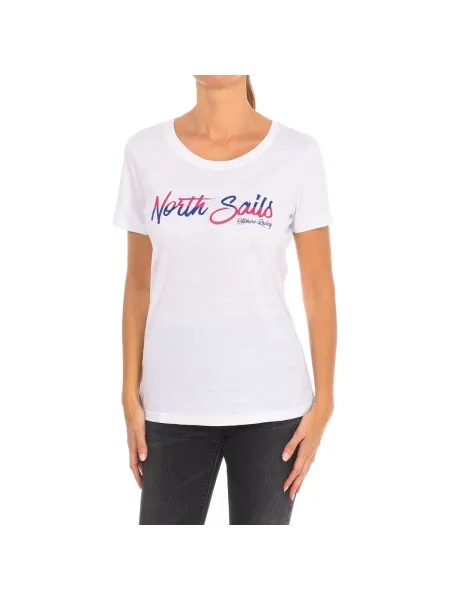 Tricou North Sails alb