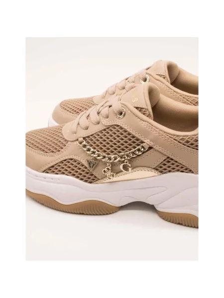 Sneakerși Guess bej