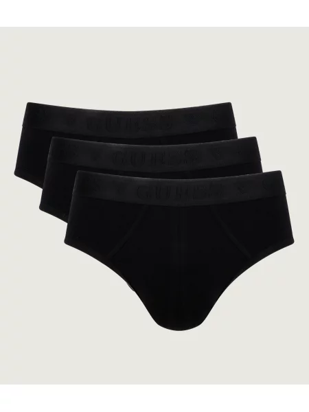 Guess Underwear Chiloți slipi New Hero negru