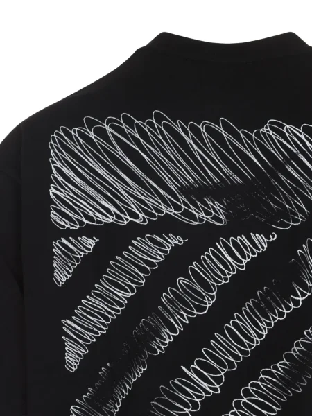 Lung tricou Off-white alb