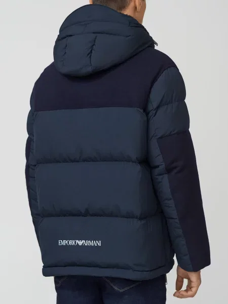 Пуховик Emporio Armani синій
