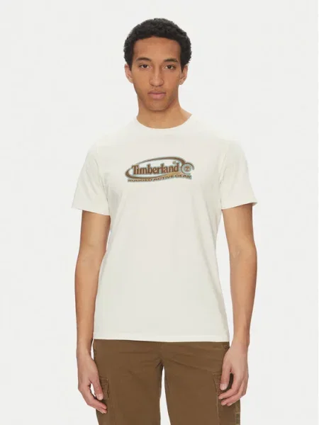 Timberland Футболка Regular Fit білий