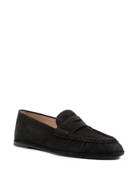 Pantofi loafer Stuart Weitzman din piele maro