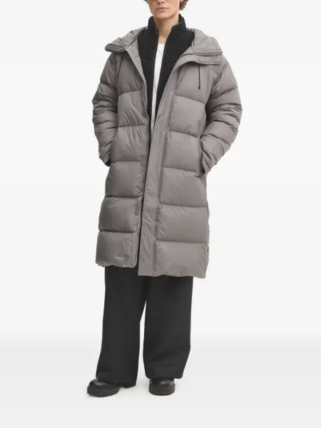 Кожени маратонки Converse Chuck 70 с клин ток сиво