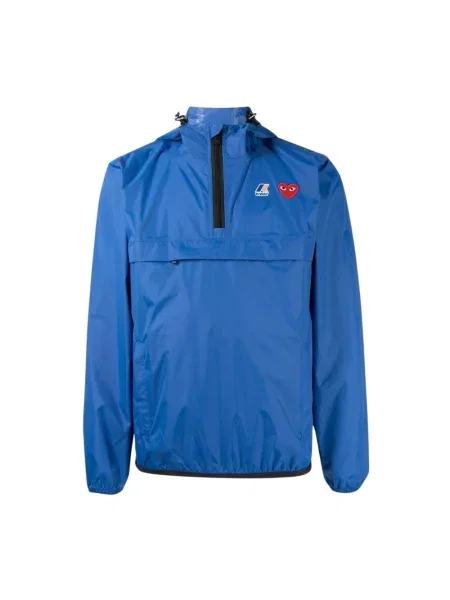 Kurtka Comme Des Garcons Play niebieska