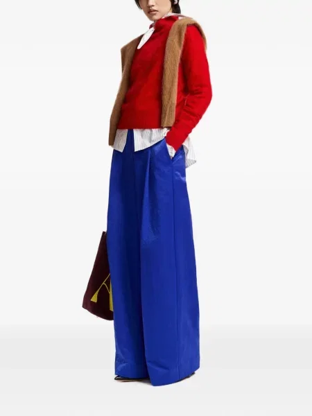 Pantaloni palazzo Essentiel Antwerp albastru