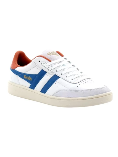 Sneakersy Gola skórzane niebieskie