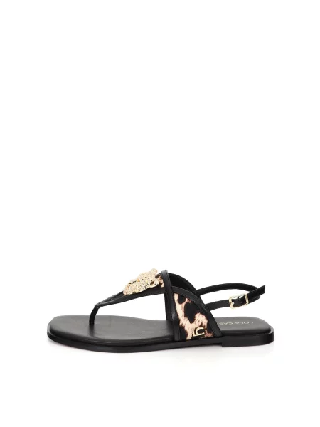 Lola Casademunt Flip-flops brocart / auriu negru