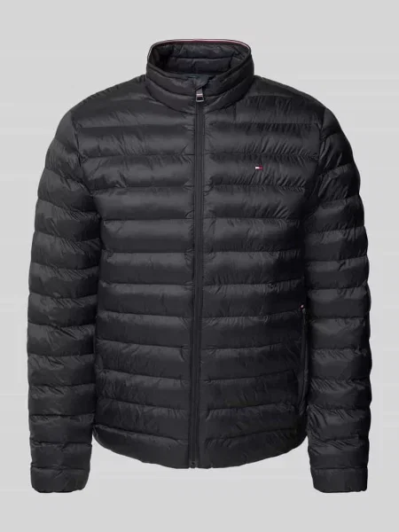 Kurtka pikowana z zapinanymi na błyskawiczny model ‘CORE PACKABLE’ Tommy Hilfiger czarna