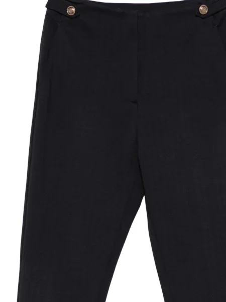 Pantaloni Liu Jo cu model herringbone albastru