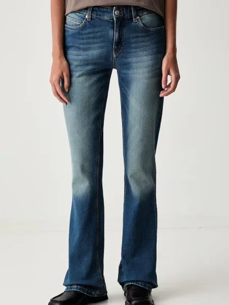 Zadig&Voltaire blugi flared pentru femei ECLIPSE albastru