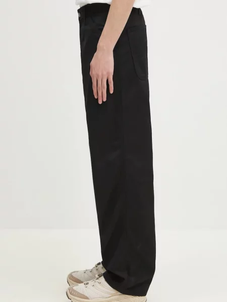 Carhartt WIP pantaloni Simple Pant barbati drept negru